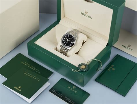 rolex oyster perpetual in box